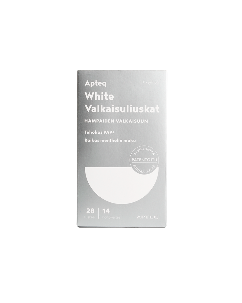 Apteq White hammaste valgendusribad N14