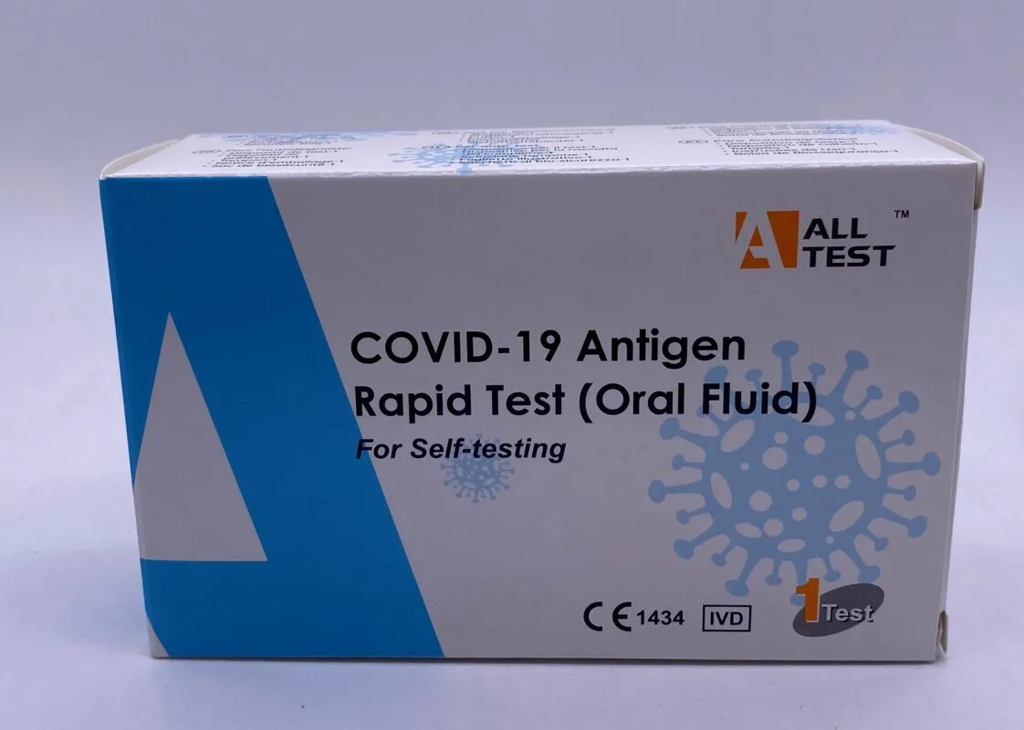 COVID-19 antigeeni sülje kiirtest, enesetestimiseks, 1 test karbis