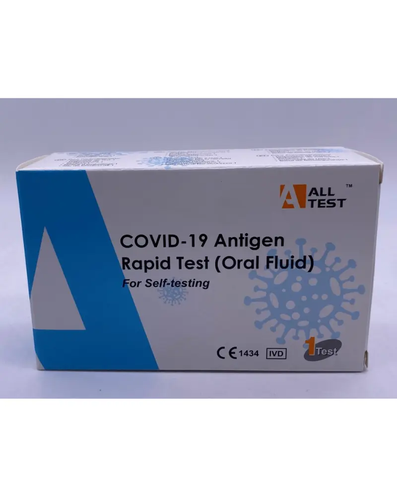 COVID-19 antigeeni sülje kiirtest, enesetestimiseks, 1 test karbis