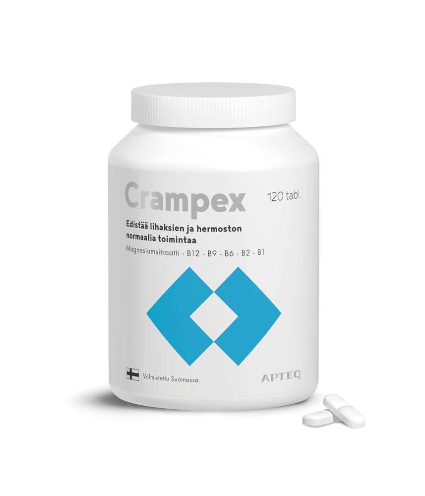Crampex - Magneesium-B12-B9-B6-B2-B1 N120