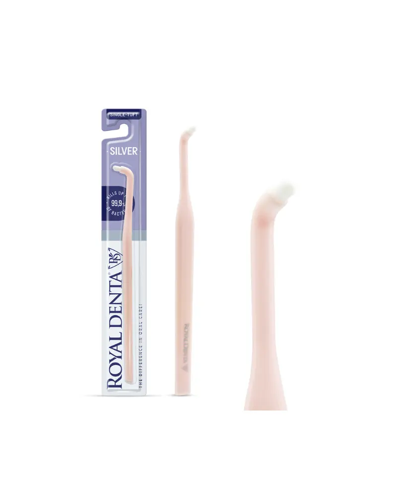 Hambahari Royal Denta Soft Silver Single-Tuft, roosa