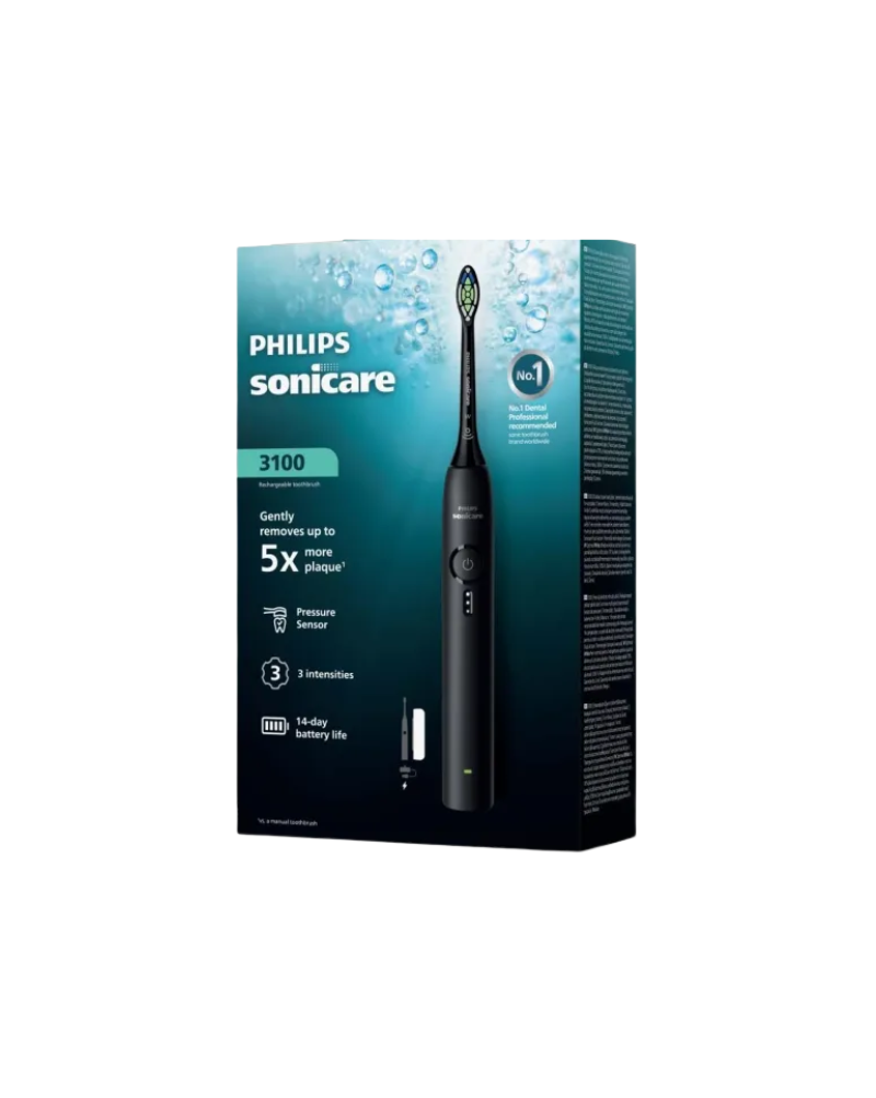 Philips Sonicare 3100 Black vutlariga (HX4033/32)