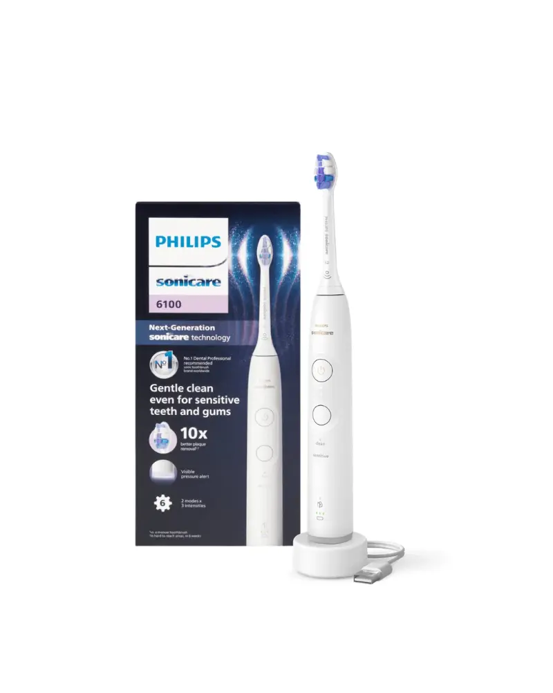 Philips Sonicare 6100 elektriline hambahari (HX7400/01) valge