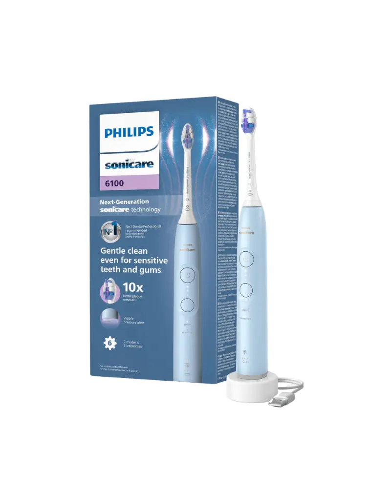 Philips Sonicare 6100 elektriline hambahari (HX7406/01) Light Blue
