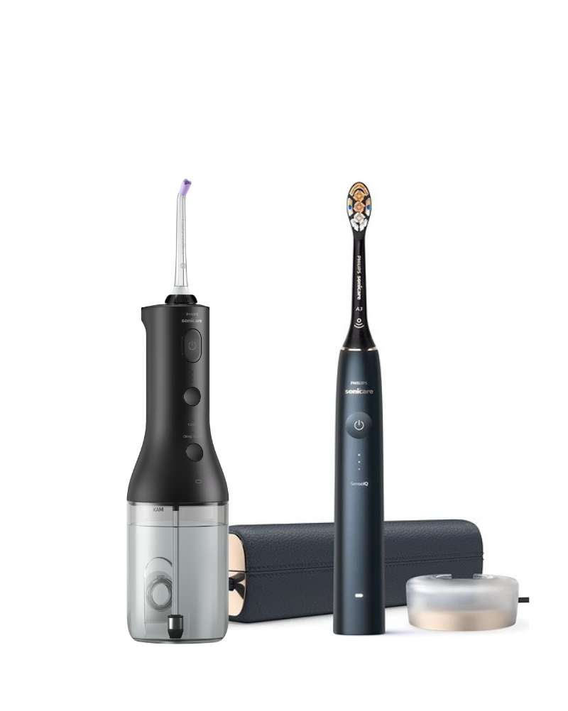 Philips Sonicare Prestige 9900 SenseIQ + Power Flosser 3000 Black komplekt