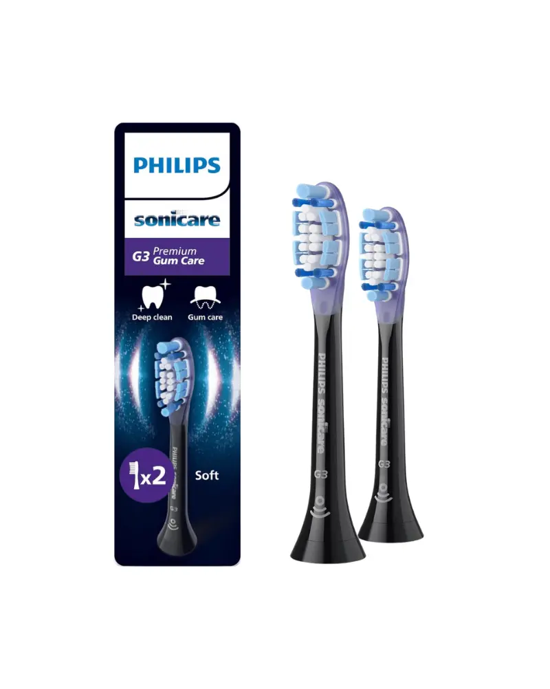 Premium Gum Care HX9052/88 Black otsikud N2