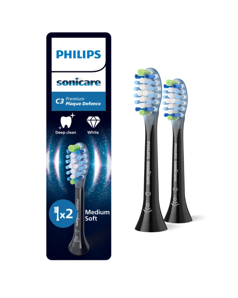 Premium Plaque Defence HX9042/88 otsikud Black