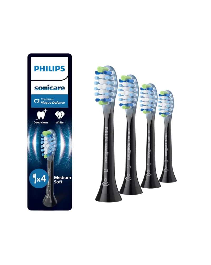 Premium Plaque Defence HX9044/88 otsikud Black N4